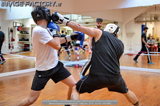 2019-05-30 Milano - pound4pound boxe gym 0798 Emanuele Pelizzo vs Lorenzo Porro